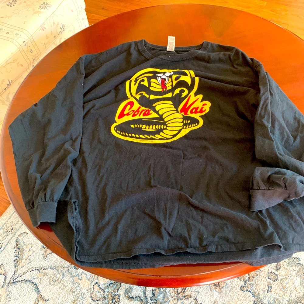 Cobra Kai authentic black long sleeve tee shirt 3XL